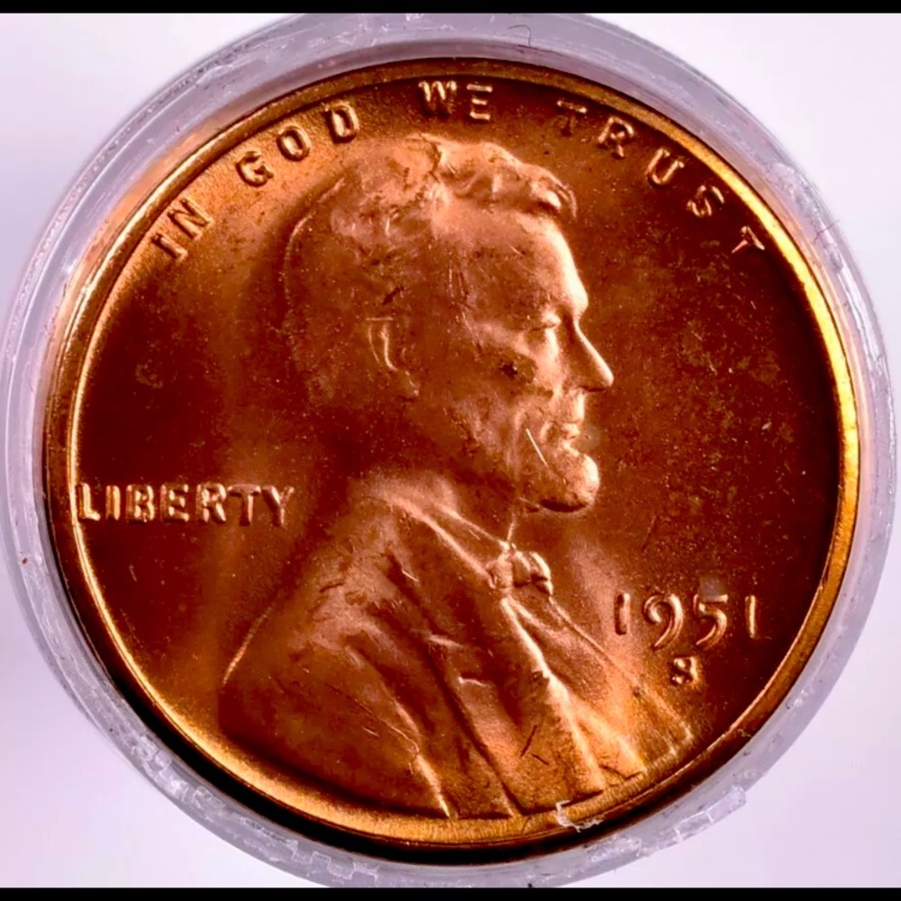 Uncirculated penny roll
